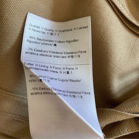 ESCADA Britha Cinch Collar Jacket Sz 40 Medium Reed - Picture 7 of 9